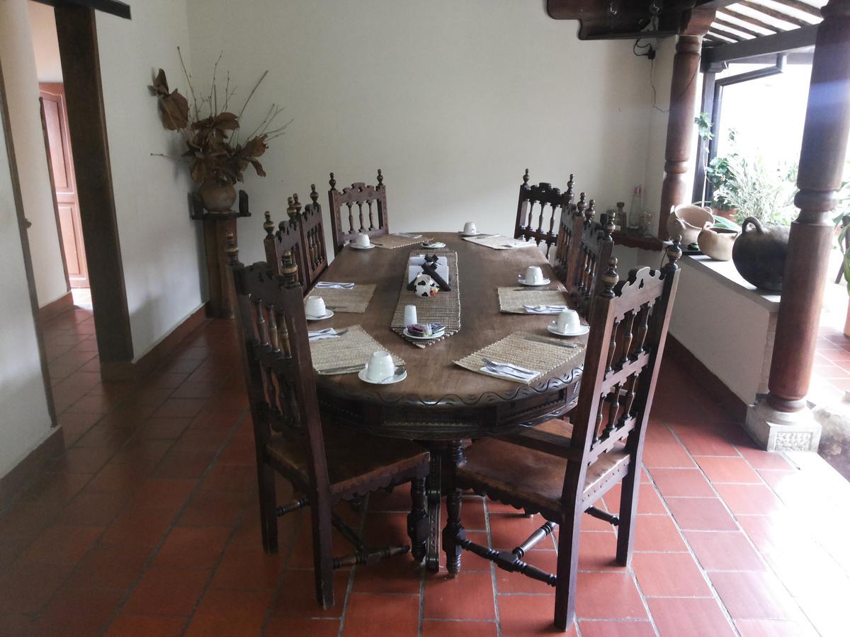 Hostal La Mansion De Virginia Barichara Esterno foto
