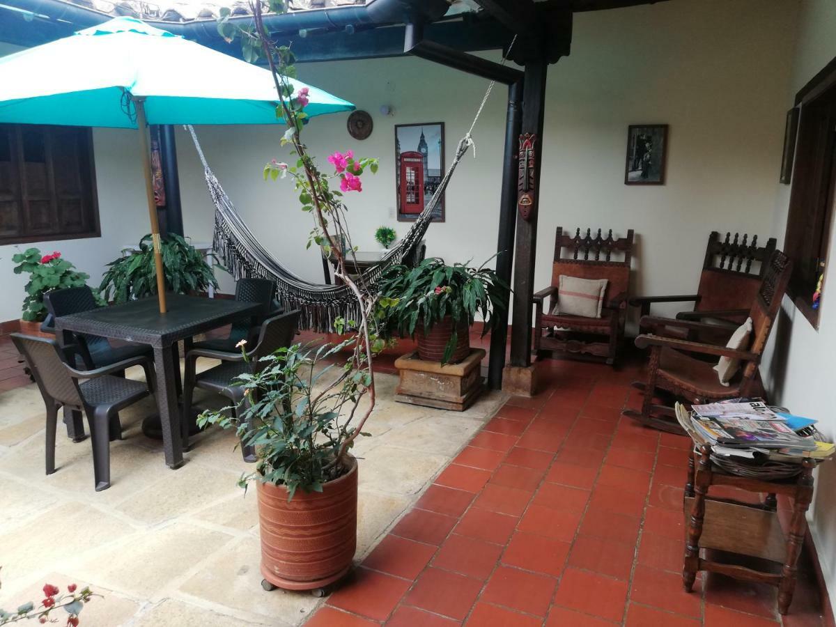 Hostal La Mansion De Virginia Barichara Esterno foto